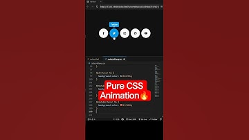🌐 Social Icons with Hover Tooltip using HTML & CSS #webdevelopment #coding #htmlcss #shorts