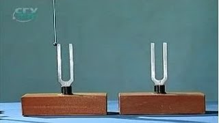 Опыты по физике. Акустический резонанс двух камертонов Опыты по физике. Акустический резонанс двух камертонов