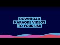 How To Download Karaoke Videos To Your USB Stingray Karaoke X Singing Machine 