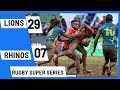 Lions destroys rhinos in rugby fifteens super series 2024 lions vs rhinos super series highlights