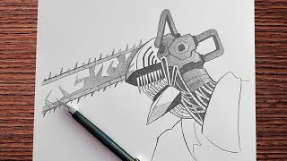 How To Draw Chainsaw Man Step By Step Easy Anime Sketch For Beginners