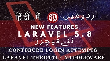 Laravel 5.8 Tutorial in Urdu 2019: How Login Attempts Work | How to Handle Throttle with Middleware