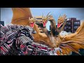 Mecha Godzilla vs King Ghidorah an epic battle stop motion