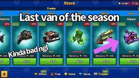 New Traders Van / Pixel Gun 3D