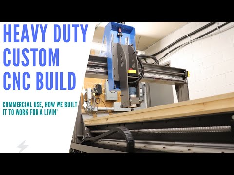 Heavy Duty CNC Router Build - How We Built it for Commercial Duty!