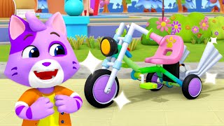 My Cool Bike - Funny Dog & Cat Cartoon Video For Kids