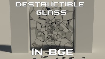 How to make Destructible / Breakable glass in bge - Glass Material, fracture, fps and knife setup