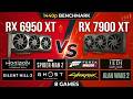 RX 6950 XT vs RX 7900 XT – 1440p Benchmark in 8 Games