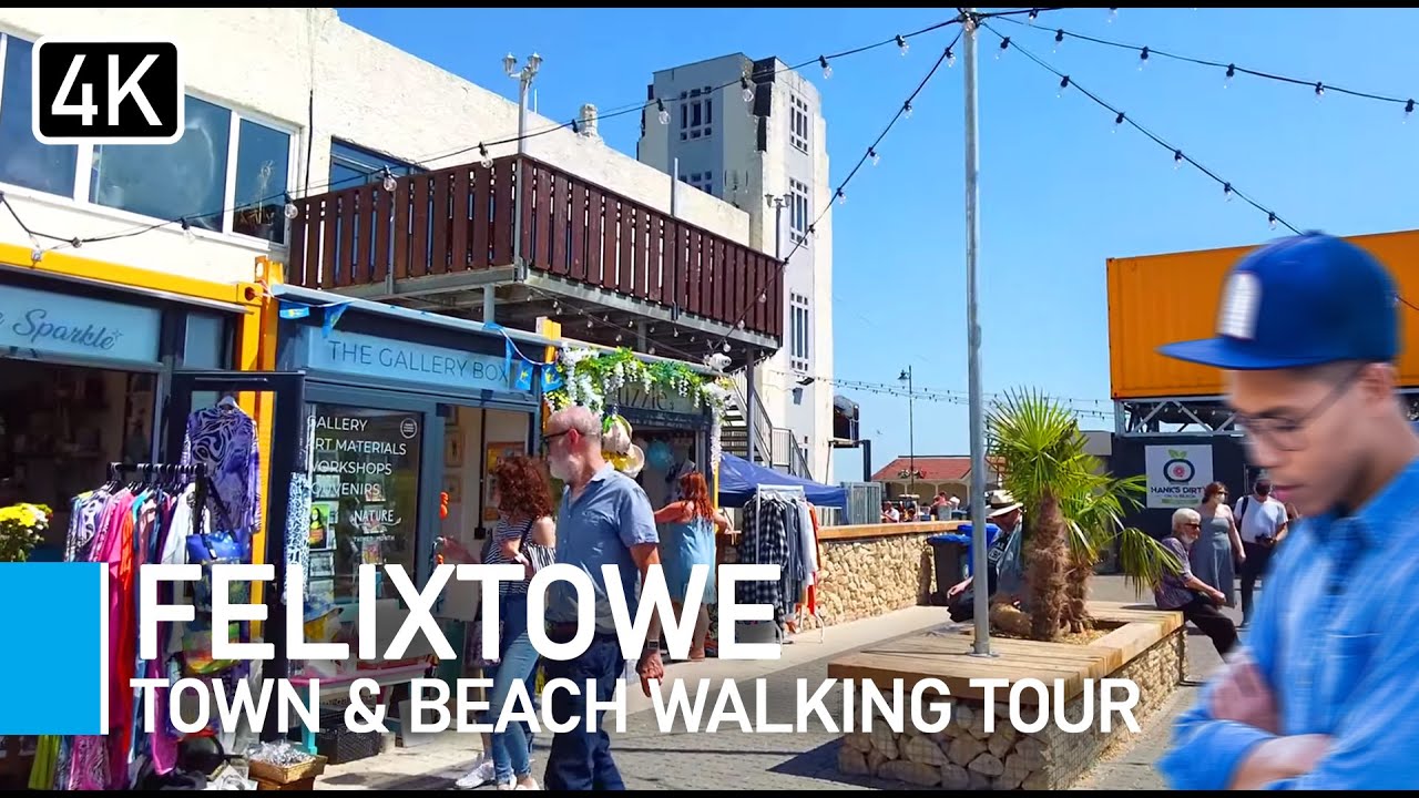 Exploring Felixstowe, Suffolk  Beach & Town - What's it like?