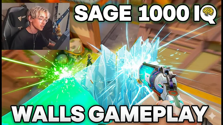 The SMARTEST Sage Walls You'll EVER See! (Valorant 200 IQ Plays) #valorant