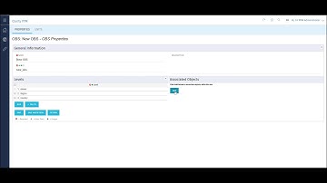 Creating an OBS in Clarity PPM – 15.8 (For Admins)