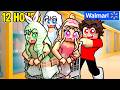 24 Hour OVERNIGHT Grocery Store in Roblox With MY CRAZY FAN GIRLS... Mp3 Song