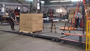 Automatic Stretch Wrapper for Distribution Centers, Pallet Jack Loading | Phoenix Wrappers