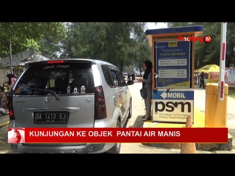 HARI KE-3 LIBUR LEBARAN, OBJEK WISATA PANTAI AIR MANIS PADANG MASIH SEPI PENGUNJUNG