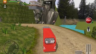 Real Uphill Bus Driving 3D - Offroad Bus Driving Simulator - Android Gameplay On PC