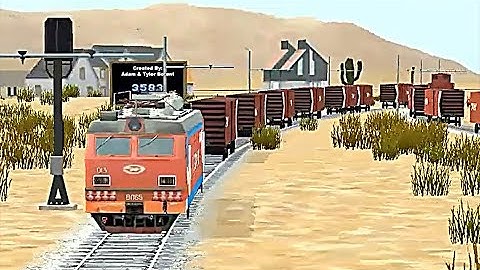 Train Sim - Desert Using VL65 - Simulasi Kereta Api (Funny Glitch)