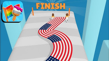 Flag Painters – All Levels SpeedRun Gameplay | Fun & Satisfying Mobile Game (Android/iOS)