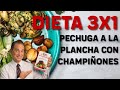 Receta Dieta 3x1 Pechuga A La Plancha Con Champiñones - Come Saludable 4