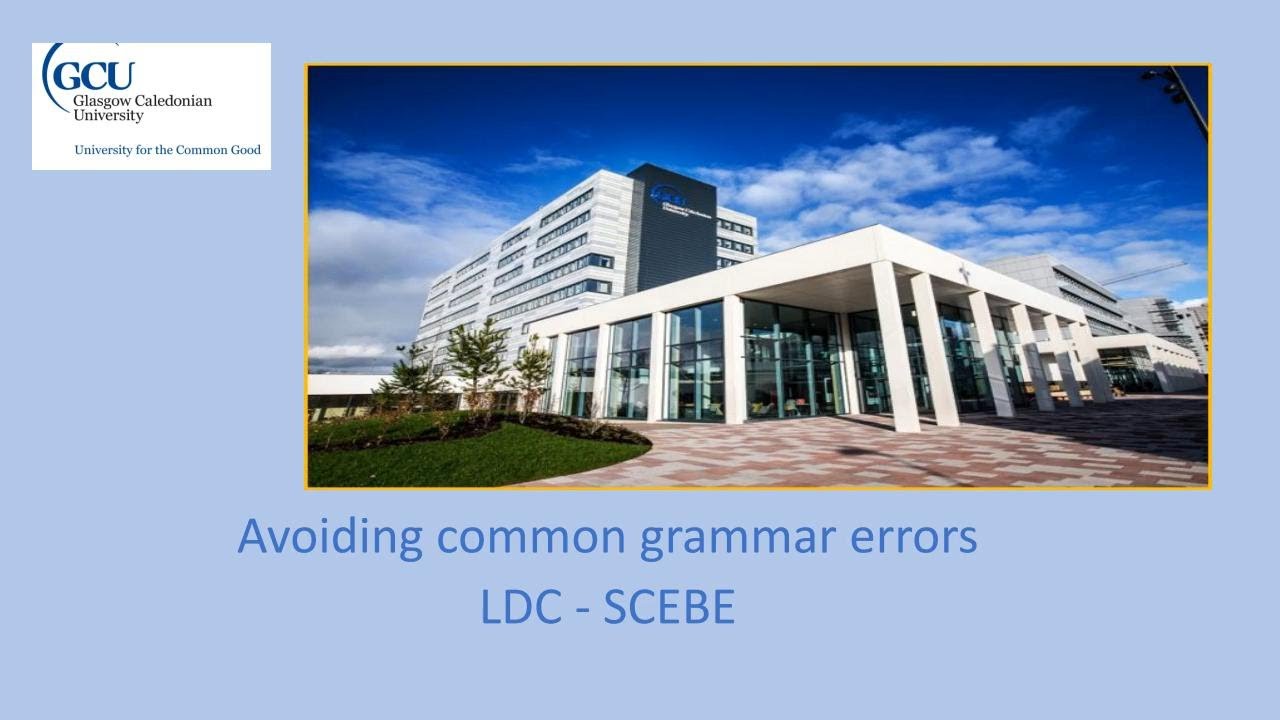 Common Grammar Errors - YouTube