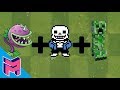 Plants vs Zombies Fusion Hack Animation ( Chomper + Sans + Creeper )