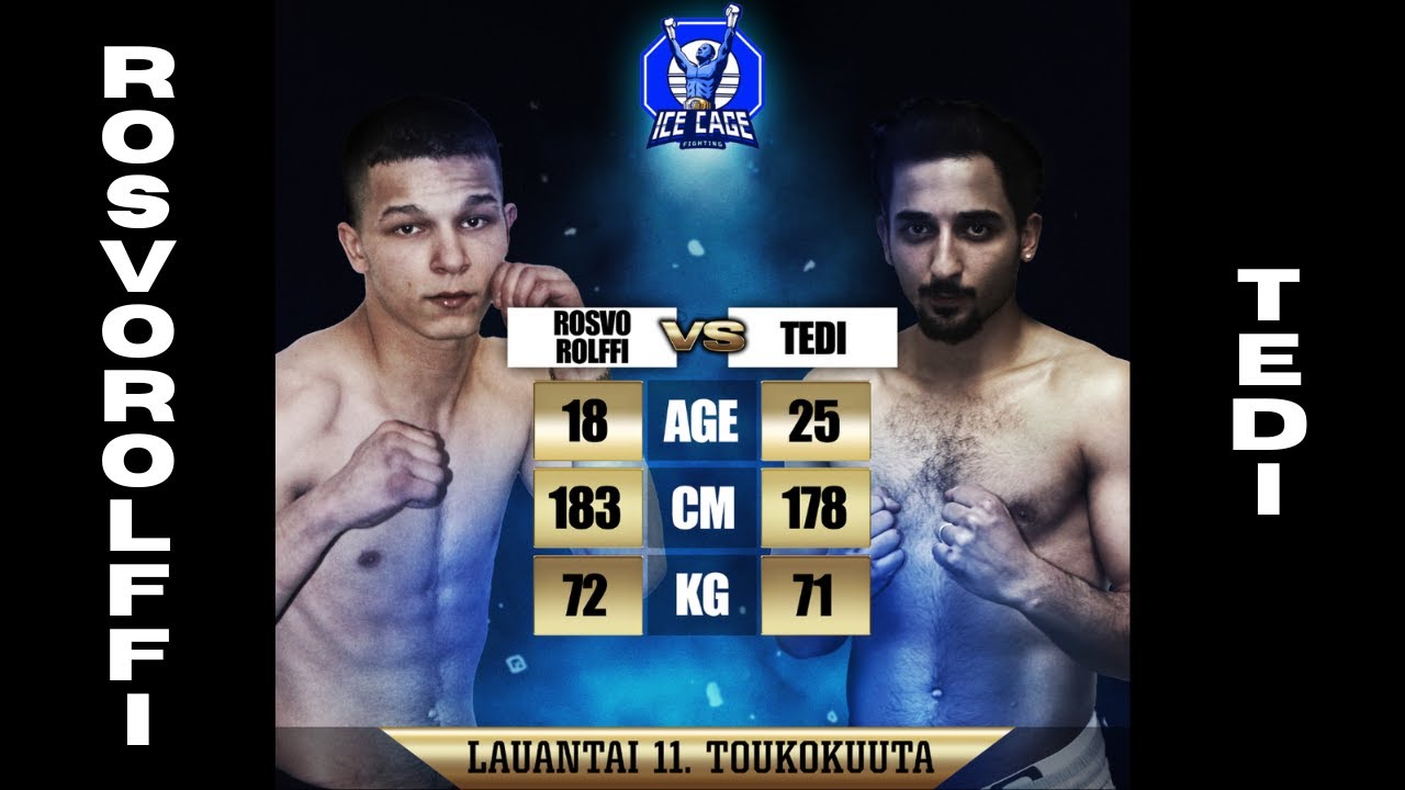 RosvoRolffi vs Tedi | FULL FIGHT | ICE CAGE 2