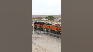 BNSF 9277 WB STACK TRAIN MP 10.6 CAJON SUB 7-23-2023 #train #railfan #shorts