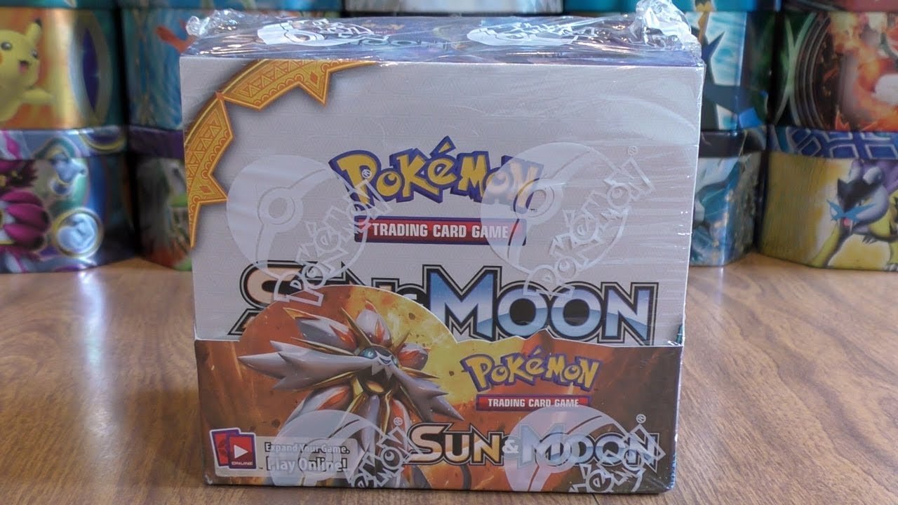 pokemon sun and moon booster box mapped Pokmon TCG: & Display This comprehensive bundle introduces you to the Sun Pokemon Complete Sun Moon Sword