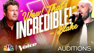 Aaron Scott Rocks Out on Fuel's "Hemorrhage (In My Hands)" - The Voice Blind Auditions 2020