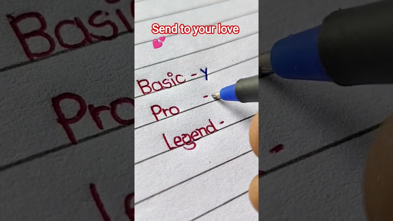 how to write letter y