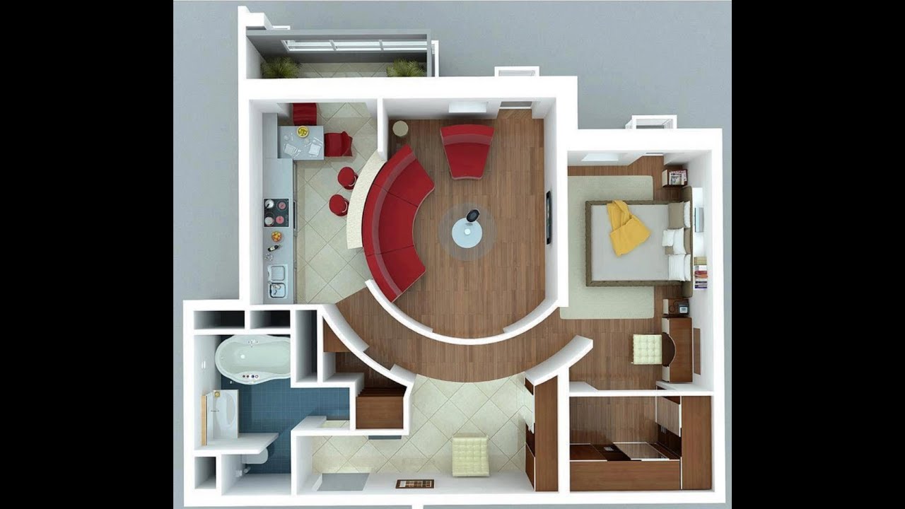 Planos de apartamentos pequeños - YouTube