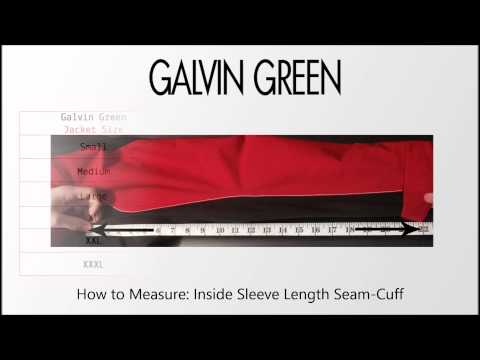 Galvin Green Size Chart Uk
