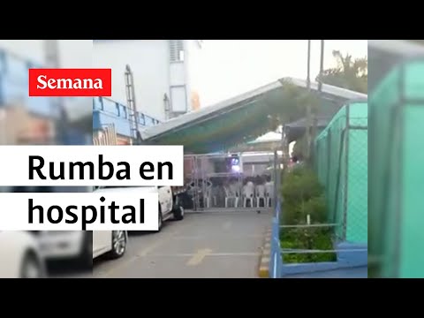 Personal de salud estaría disfrutando de fiesta mientras pacientes esperaban atención| Videos Semana