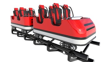 Autodesk Maya Roller Coaster 3D Model