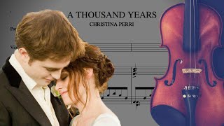 A Thousand Years - Christina Perri | Partitura Violino e Piano