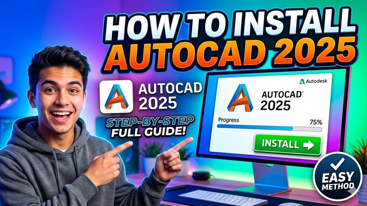How to Install AutoCad 2025 - YouTube