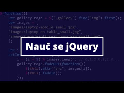 13. Nauč se jQuery a rozpohybuj webové stránky – SlideUp, slideDown a slideToggle