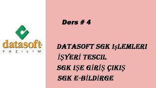 Datasoft Muhasebe SGK İşlemleri screenshot 5