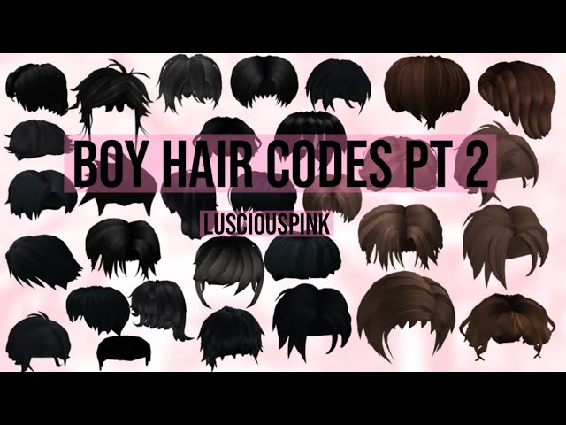 cabelo boy  Black hair roblox, Black emo hair, Boy hairstyles