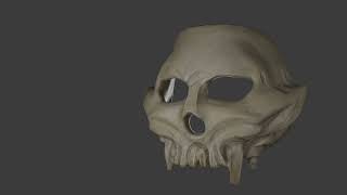 Lord of Bones face armor 