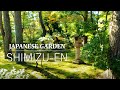 Tour of japanese garden decorated with beautiful moss and teahouses  shimizuen