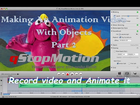 Making An Animation Video with objects in qStopMotion software app ...