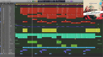 Synth Pop Logic X Pro Template Shining Lights #Logicproxtemplate #Logicprox #Logicpro #Apple #DAW