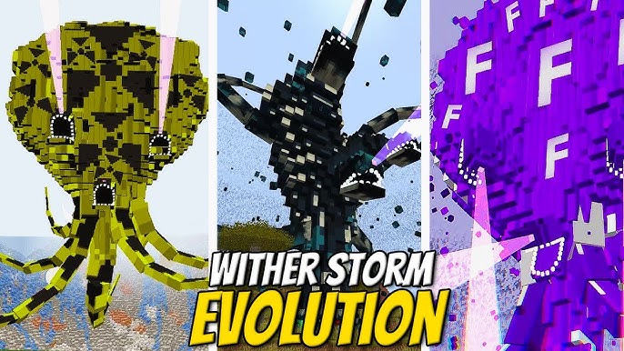 MEGA WITHER STORM 4 in 1 Fusion in Minecraft 