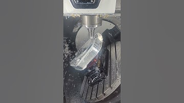 5 Axis Toolpath on the DMU50 made with Mastercam