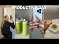 PRODUCTIVE DAY IN MY LIFE | Grocery Shopping, Juicing, Content BTS, Meal Prep, etc.