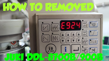 JUKI DDL8700B/DDL900B ERROR-924 FULL SOLUTION