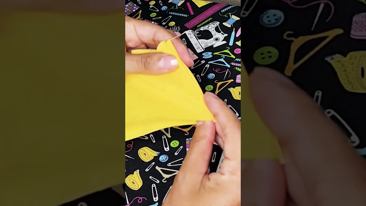 Bolsa de Tela con Forro. Ver vídeo completo en mi canal.