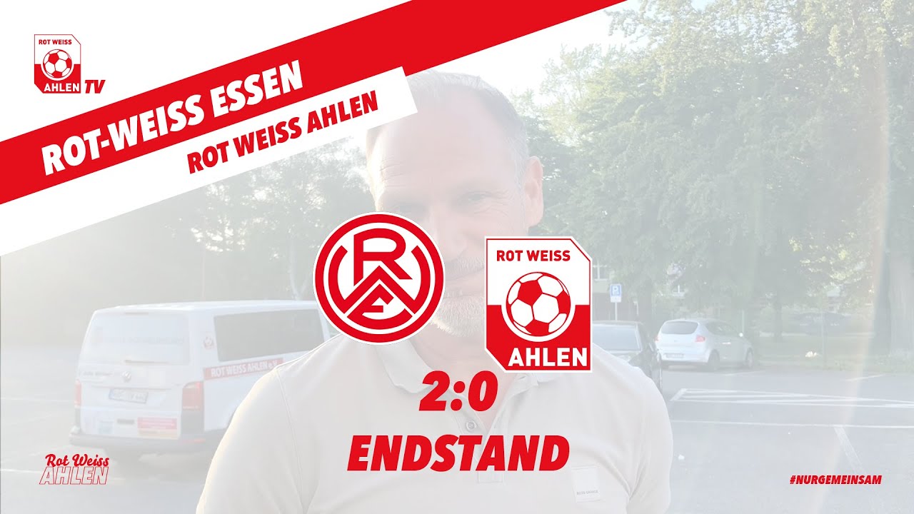 Interviews Rot-Weiss Essen gegen Rot Weiss Ahlen