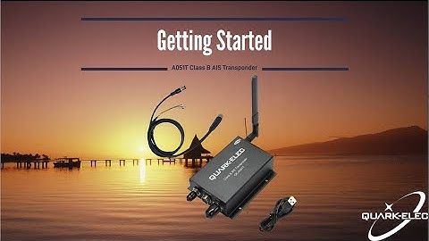 How To Configure :A051T Class B WiFi & NMEA 0183/2000 AIS Transponder
