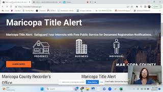Maricopa Title Alert